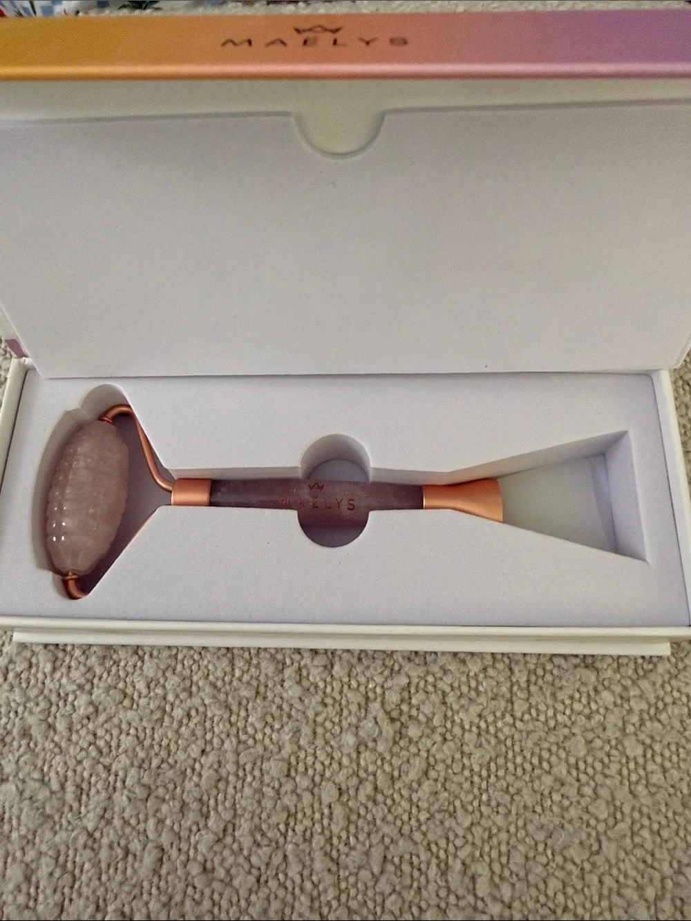 MAËLYS Smooth-Me Quartz Body Roller & Applicator